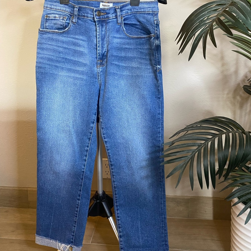 Kensie Vintage Blue High Rise Skinny Jeans